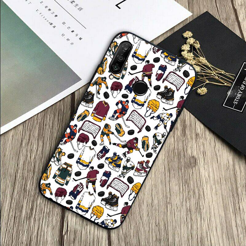 Play Ice Hockey For Huawei Nova 12s 12i 11i 7i 8i Y73 Y70 Y90 Y60 Y72 Y61 Y91 9 10 SE P30 Pro P40 Lite Case