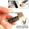 Car Tire Air Chuck Inflator Pump Valve Connector Clip-on Adapter Car Brass 8mm Tyre Wheel Valve For Inflatable Pump