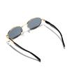 Ruiao  Fashion Oval Sunglasses for Women Luxury Designer Metal Frame UV400 Sun Protection Shades Brand New Arrival Eyewear