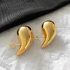 iF ME Orecchini a perno a goccia in metallo per donna oro argento orecchini ipoallergenici accessori gioielli