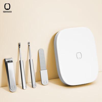 Qisu Small Shell Colorful 4-Piece Nail Clipper Set