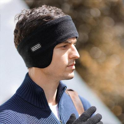 2024 Men's Winter Ski Earmuffs: Windproof, Double-Layer, Head and Back-Mounted for Outdoor Cycling