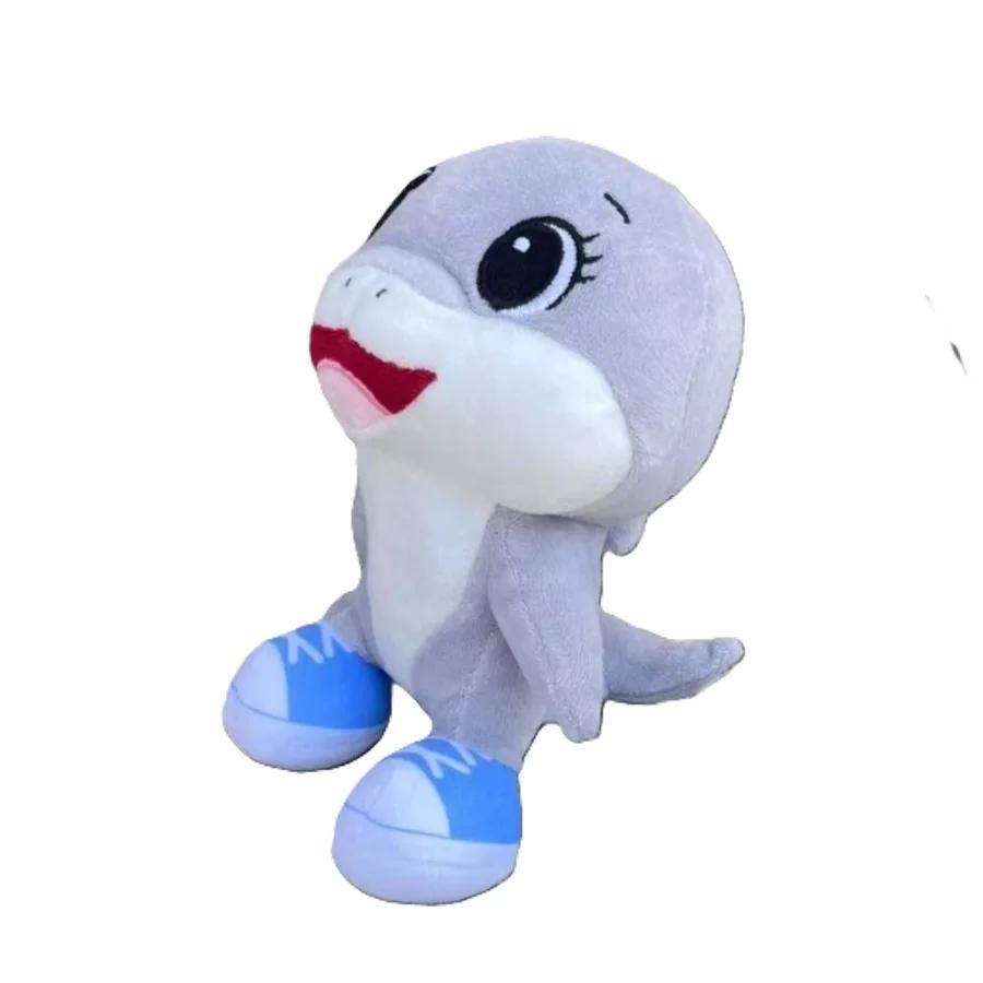 Kawaii Hai Plüschpuppen Italienische Brainrot Plüschtier Niedliche Telalaero Telala Stofftier Hai Weiche Anime Puppen Geburtstagsgeschenk