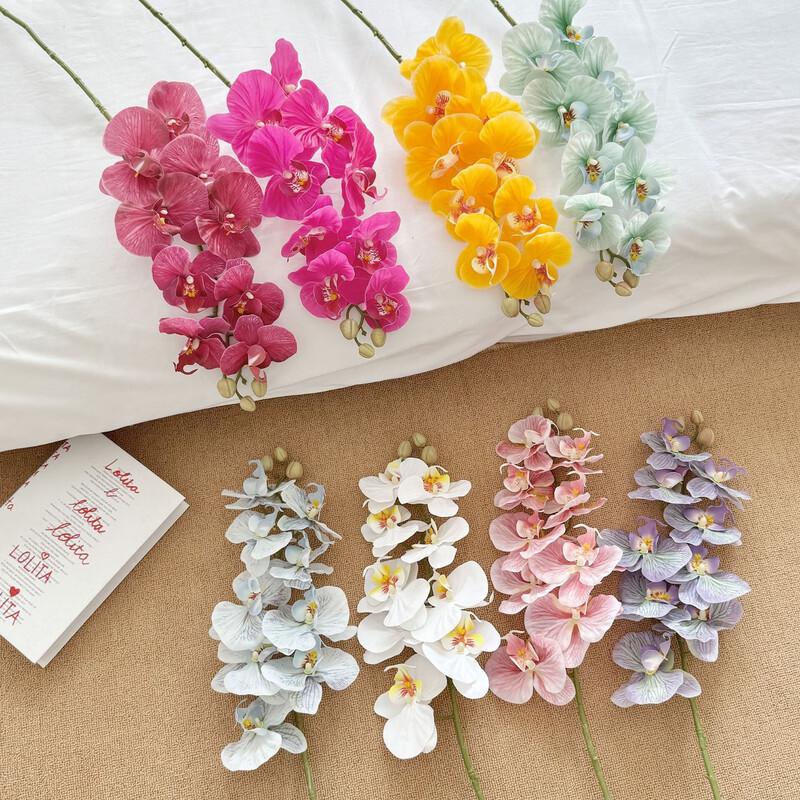 Deou Звездный свет 9-головые искусственные стебли цветов-бабочек (2-Pack)