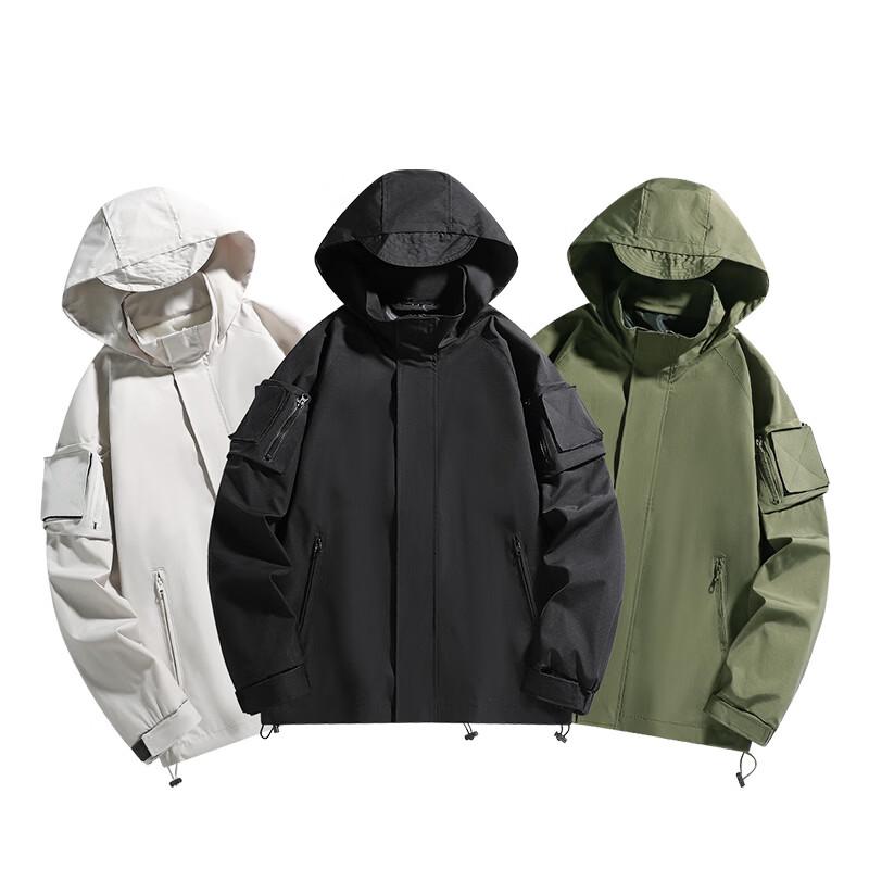 Kangbo Mountain Series Men's Outdoor Hooded Windbreaker Jacket
