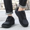 Herren Barfuß Freizeitschuhe Schwarz Breite Fußspitze Fahrerschuhe Graue Sneaker Yoga Fitnessschuhe Große Größe