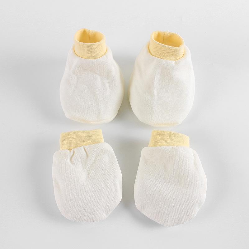 

Перчатки и чехлы для ножек для детей от 0 до 3 месяцев Перчатки с защитой от царапин Чехлы для ножек с защитой от истирания