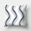 Sofa Cushion Pillow Home Decor Pillowcase Geometric  Cover Blue Grey  Decoration