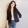 Trendy Short Blazer for Women Spring Autumn Petite Fit Stylish Elegant Office Jacket