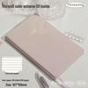 Morandi Color A5 Soft Cover Leather Notebook with Skin-Feel Surface for Students.