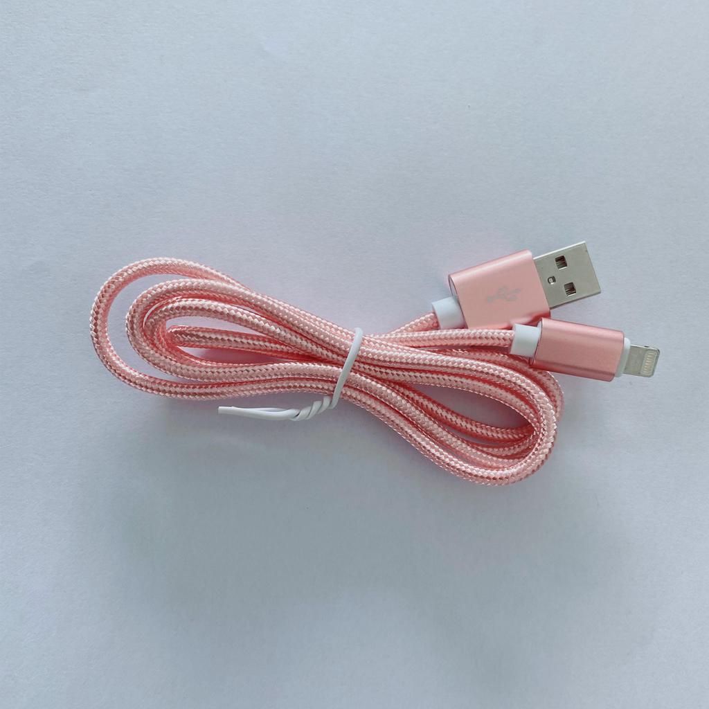 Nylon USB Cable Quick Charging Cable Apple Mobile 678x1m Nylon Braided Data Cable