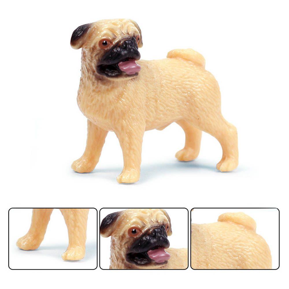 Mini Craft Simulation Dog Farm Accessories Hound Miniature Ornaments Figurines Animal Model