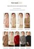 Women's 2025 Cashmere Cable Knit Pullover: Heavyweight, Half-High Collar, Loose, Slimming Sweater.