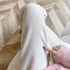 Chenille Wide-leg Pants for Women In Autumn and Winter Plus Velvet Thickened High Waist Loose Straight Pants Casual Floor Trousers