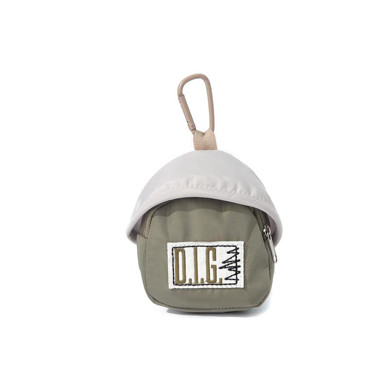 Mini Portable Candy Color Backpack Pendant: Mobile Phone, Earphone, Coin, and Key Storage Bag.