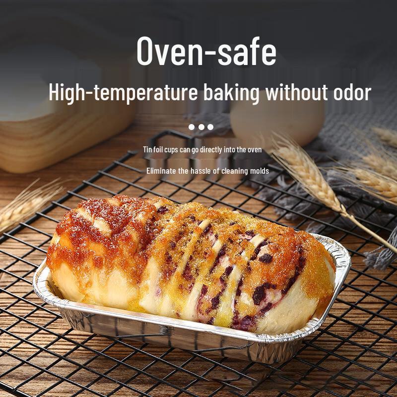 Minai Disposable Rectangular Aluminum Foil Baking Pans