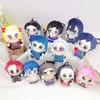 Q Version Anime Plush Doll Keychain Tanjiro Zenitsu Shinobu Kanao Character Pendant Gift