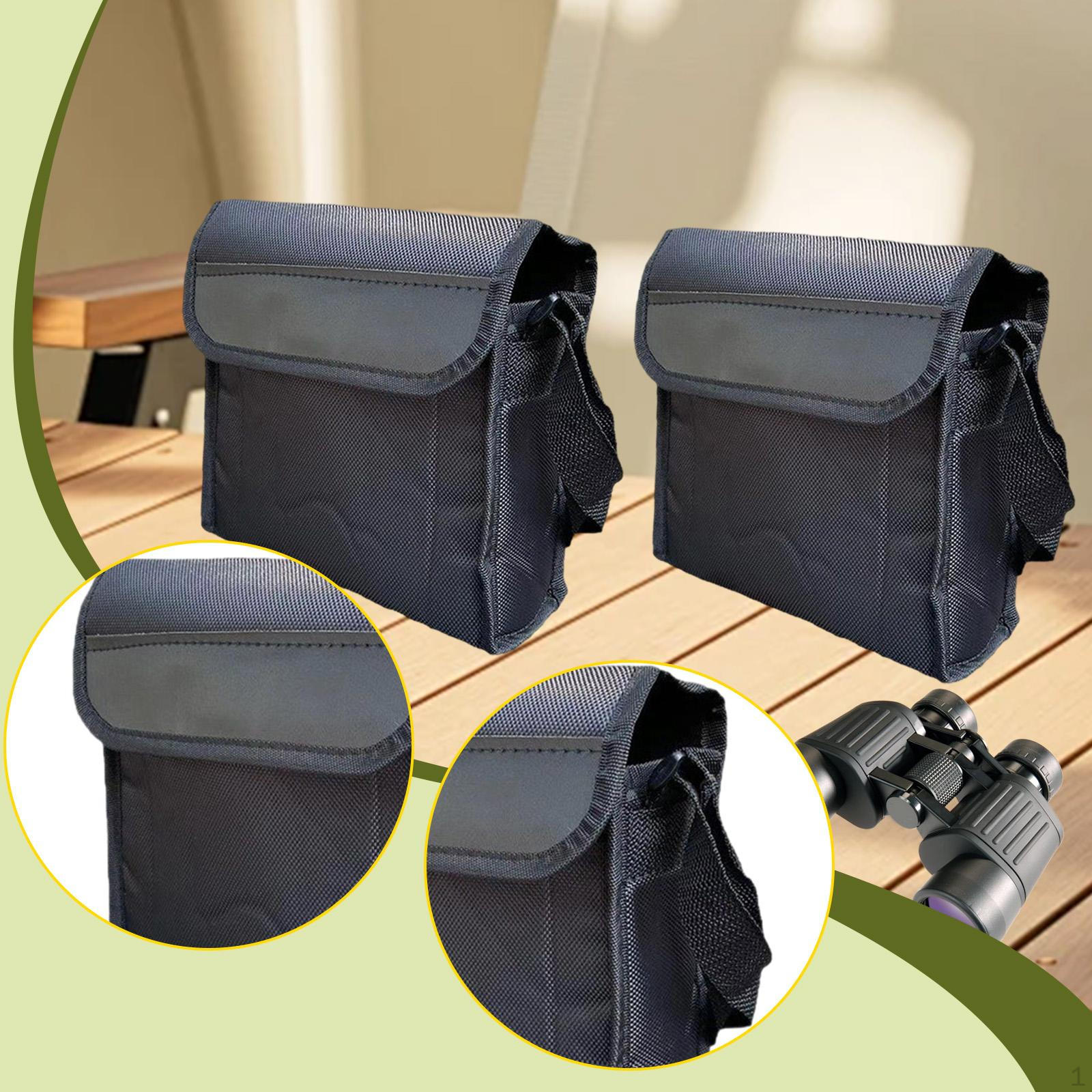 2 Pieces Binoculars Bag Organizer Portable Protection Versatile Adjustable Shoulder Strap Storage