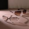 Fashion Women Men Square Sunglasses Retro Cat Eye Vintage Black Sun Glasses Female Male Eyewear