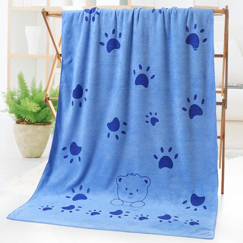 Children's Quick-Dry Absorbent Microfiber Beach Towel with Rabbit Print