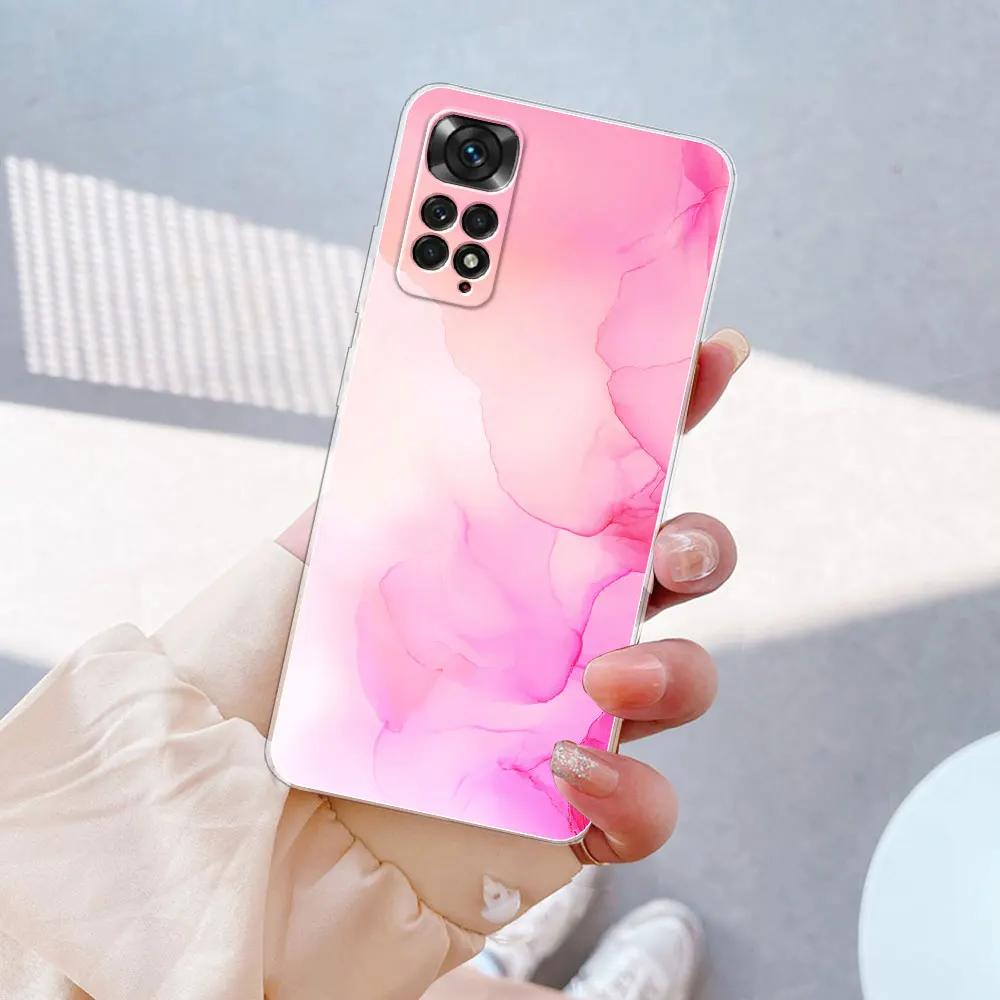 For Redmi Note 11 Case Soft Silicone TPU Phone Cover For Xiaomi Redmi Note 11S Cases Coque Redmi Note 11 Pro 4G 5G Bumper Fundas