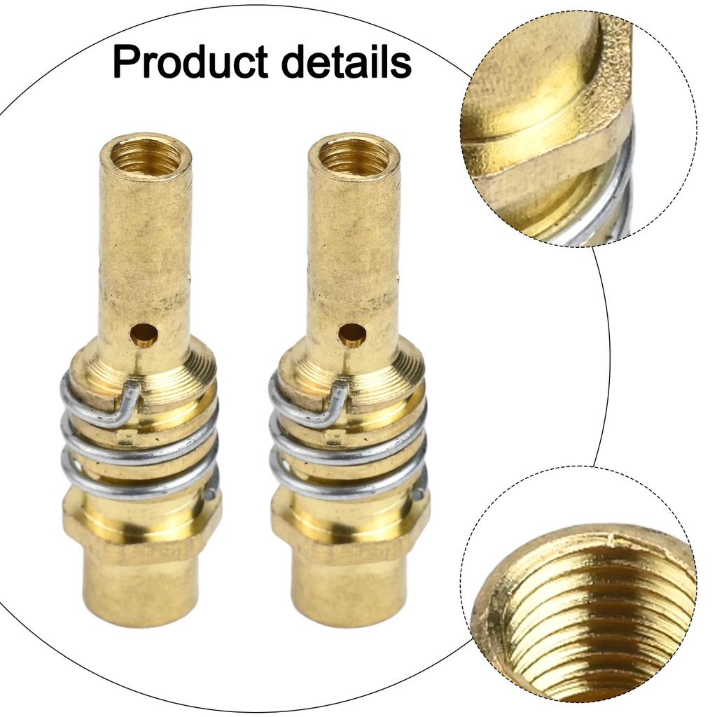 Copper Welding Tips Flux Core Gasless Nozzle Easy Installation Components For 15AK Welding Torches 15AK Welding Accessory Kit