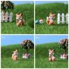 Funny Cartoon Animal Statue Waterproof Micro Landscape Ornaments Mini Animal Ornament  Courtyard