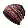 Winter Fleece-Lined Windproof Beanie: Multifunctional Cashmere Slouchy Hat for Outdoor Sports & Cycling