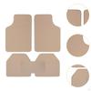5 Pack Auto Floor Mats for Vehicles Front And Rear Easy Setup Truck Accessories