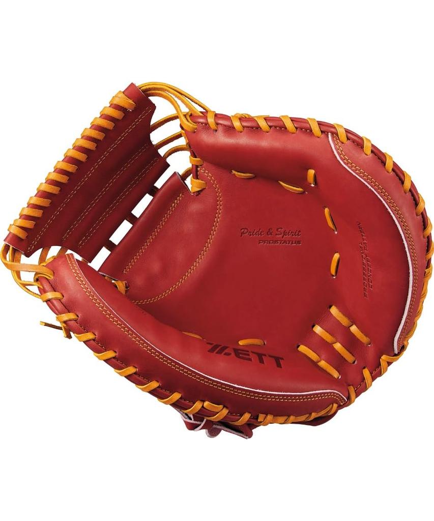 ZETT Pro Status Soft Baseball B Made in BRCB30252G Catcher's Mitt, Black/Pastel (1932), Size Horizontal, Japan,