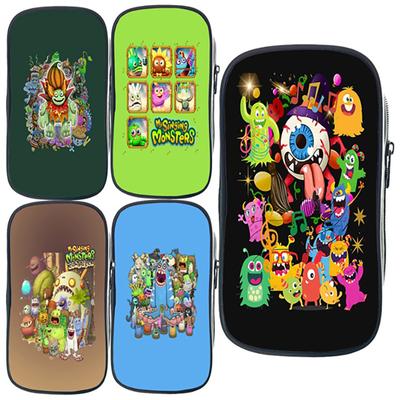 My Singing Monsters Pouzdro na tužku Vycpaná hororová hra Pouzdro na tužky Roztomilá plyšová kosmetická taška Dívčí potřeby pro studenty psací potřeby