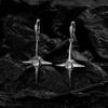 Cross Earrings, Couples Hoop Clip-on Ear Jewelry, Unisex Street Style