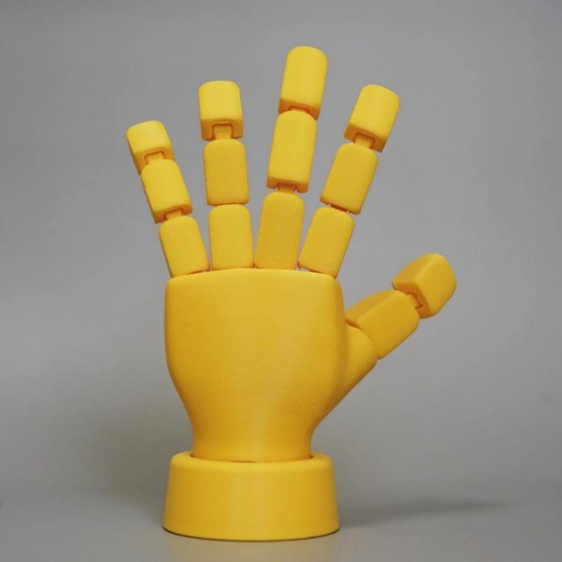 Moveable Fingers Manikin Hand Figure Hand Model Ornament for Sketching Drawing Home Office Desk Posable Joints Hand