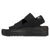 Y-3 Rivalry Sandal Mesh Fabric Cross Strap Fashion Slide Unisex Sandals Black FZ6401