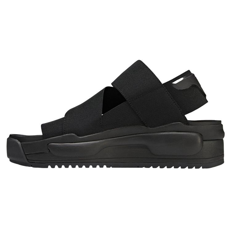 Y-3 Rivalry Sandal Mesh Fabric Cross Strap Fashion Slide Unisex Sandals Black FZ6401