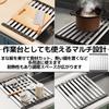 East Leaf Stainless Steel Over-the-Sink Dish Drainer, Foldable, Expands Kitchen Work Space, and More (D35xW32.5cm)