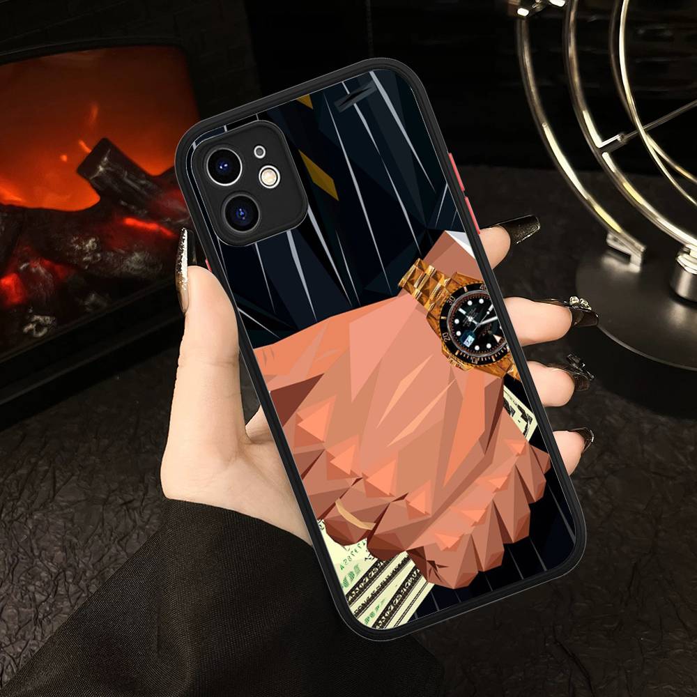 Classic Movie W-Wolf Of W-Wall S-Street Matte Translucent Phone Case For Iphone 16 ProMax 15 14 13 12 11 X XS PRO Plus
