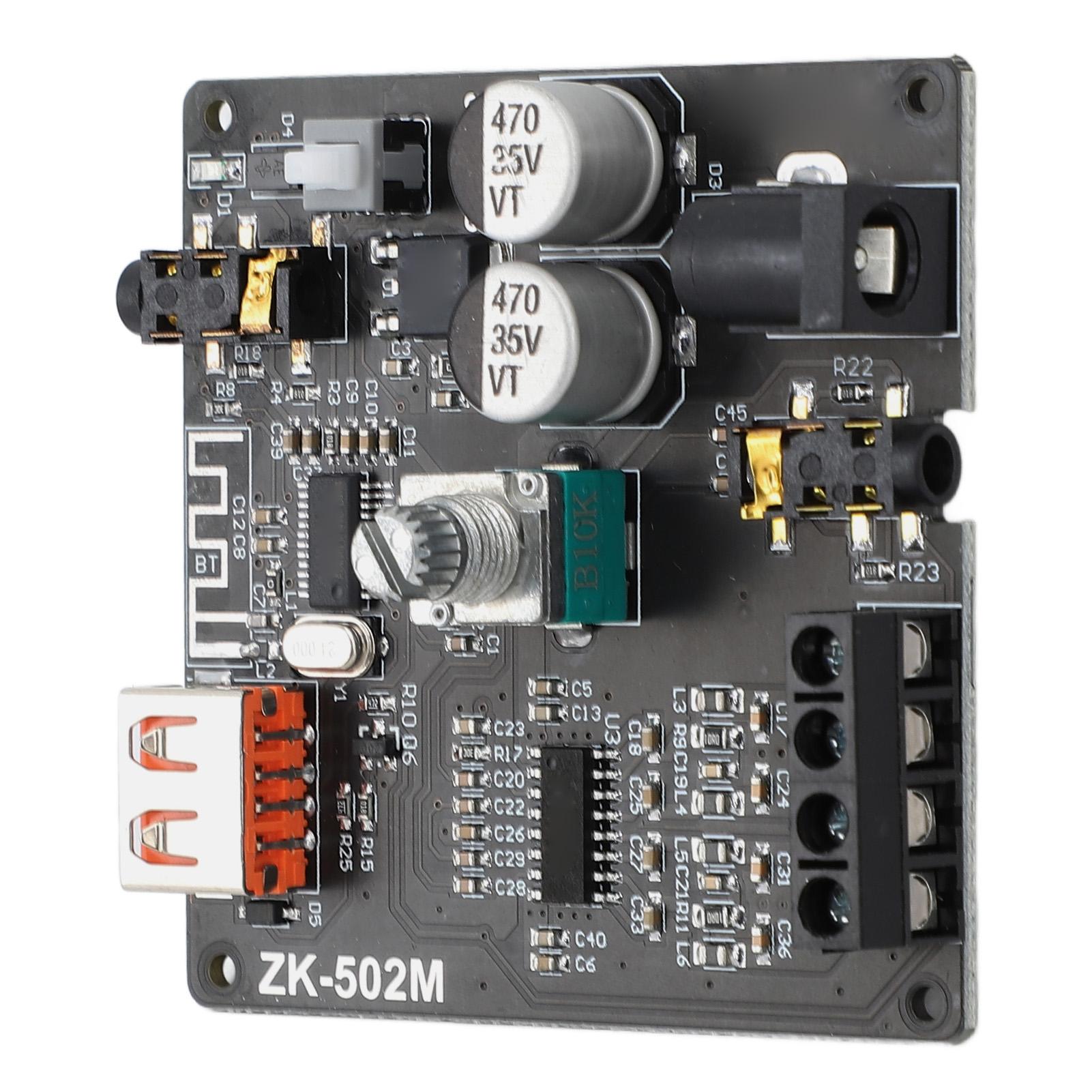 

Bluetooth Power Amplifier Board 12V 15V 19V 24V 2 Channel Stereo Sound Receiver Amplifier Board Module for Speakers