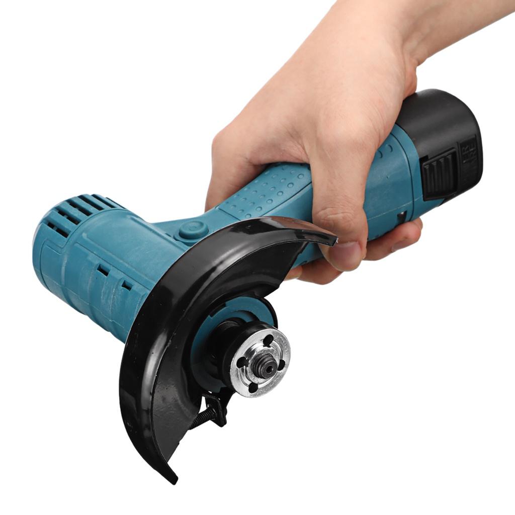 100mm 18V 800W Portable Handheld Cutting Polishing Tool W/ 1/2 Battery Electric Angle Grinder