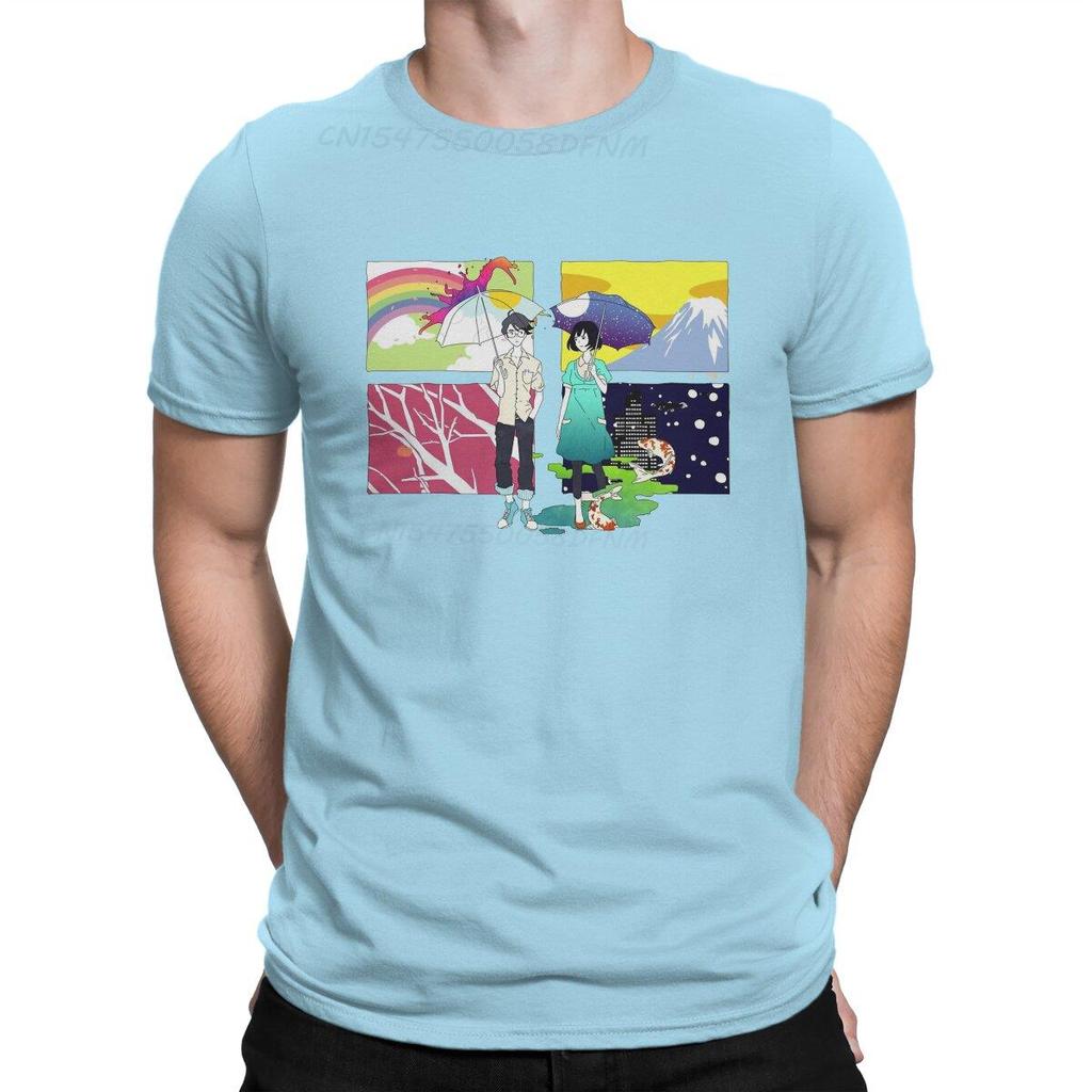 The Tatami Galaxy Newest T Shirt for Unisex Cool Fashion Camisas Pure Cotton Tshirts Custom Christmas Gifts OutdoorWear