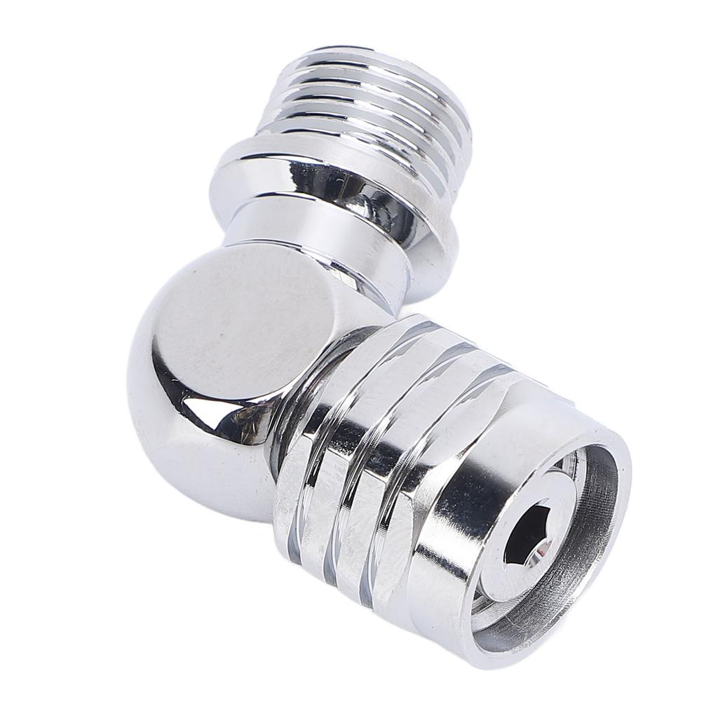 Diving Regulator Connector 110 Degree Angle Stainless Steel Rotating Adapter for Second Stage Regulator