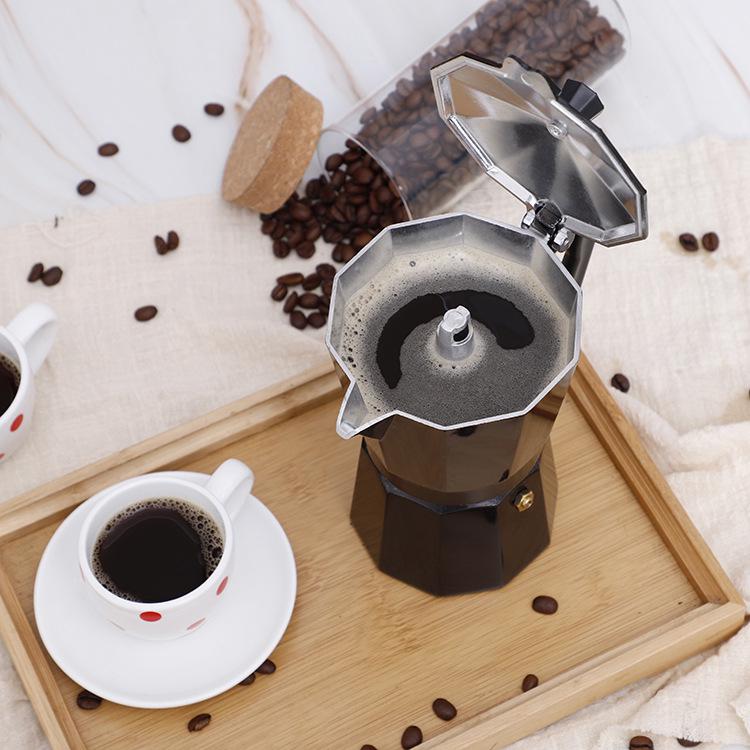 Sico Premium Aluminum Moka Pot - Customizable Color for Home & Office Coffee Brewing