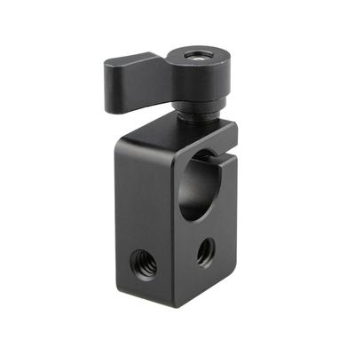 Single Rod Clamp 15mm Rail Connector Adapter with 1/4inch Screw for 15mm DSLR Supports Camera Accessories