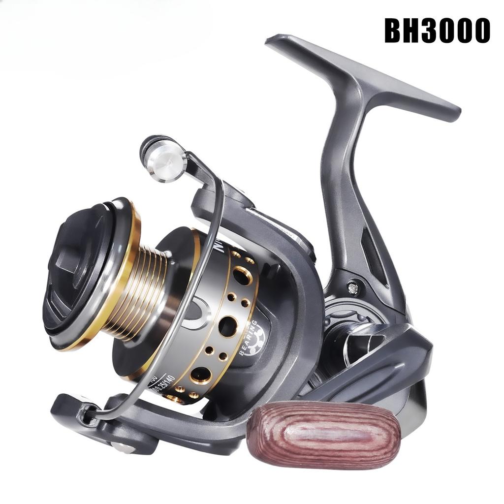 2026 Spinning Reel Fishing Reel Lure Reel All-Metal Spinning Reel Fishing Rod Fishing Tackle 5.2:1 Ratio 8-13KG Drag Power Corrosion Resistant