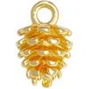 Pinecone & Pine Nut Pendant: Metal DIY Jewelry Charms for Necklaces & Earrings