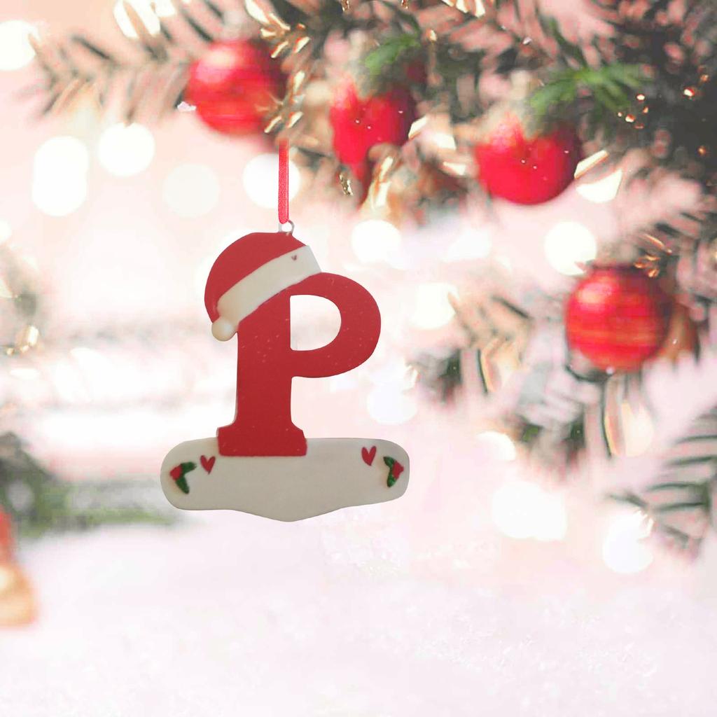 Christmas Tree Decoration Pendant Personalized Christmas 26 Letter Ornaments
