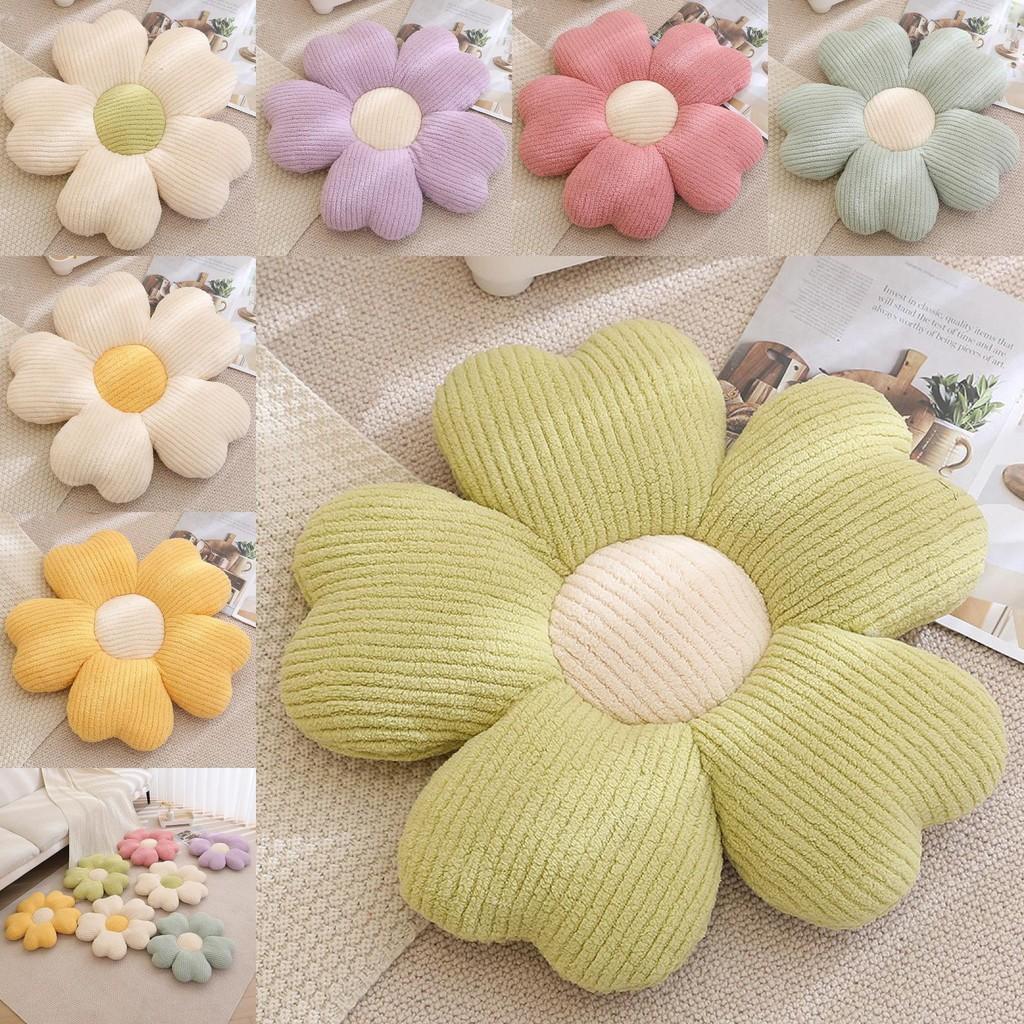 Shaped Flower Simple Plush Cushion With Pp Cotton Material For Home Office Use