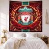 Liverpool Football Club Vægdekoration Vægtæppe Kunst Til Kæledyrsminde Fødselsdag Bryllupsfest Baggrund Familiegave