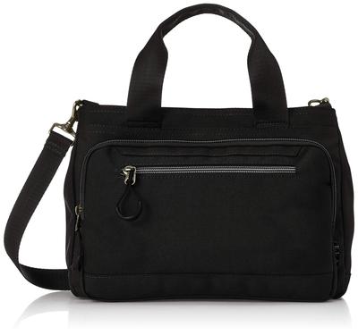 Sustainable Antibacterial Mini Tote Bag with Shoulder Shoulder Bag Golf Bag Driving Tote B5 Black [ELA] ELA-AZ032