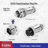 Conector de Enchufe de Aviación GX12